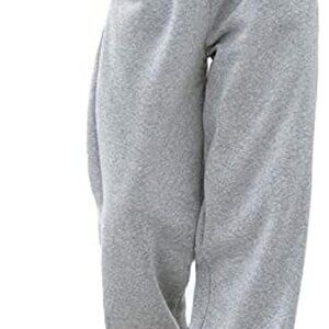 Women's Grey Cinch Bottom High Waist Joggers with Pockets, Soft Breathable Cotto